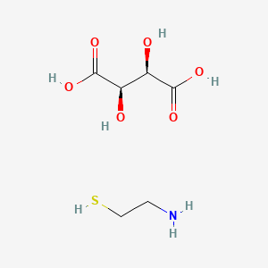 Chemical structure of Cysteamine bitartrate