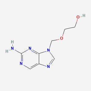 Chemical structure of Desciclovir