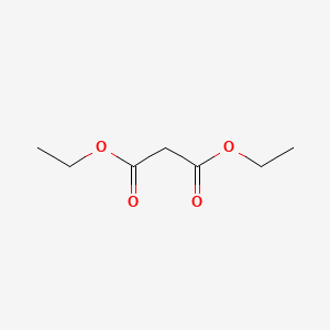 Chemical structure of Diethyl malonate