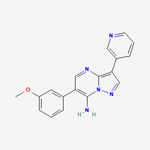Chemical structure of Ehp-inhibitor-1