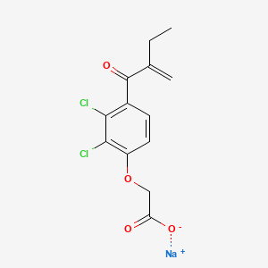 Chemical structure of Ethacrynate Sodium