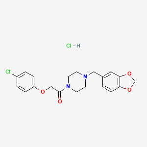 Chemical structure of Fipexide hydrochloride