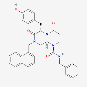 Chemical structure of Foscenvivint (ICG-001)