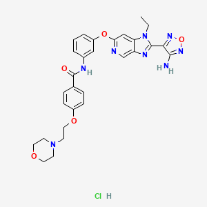 Chemical structure of GSK269962A HCl