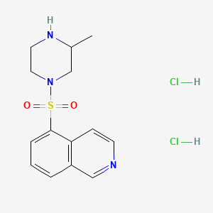 Chemical structure of Iso-H7 dihydrochloride