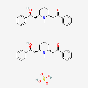 Chemical structure of Lobelin sulphate