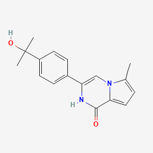 Chemical structure of M2912