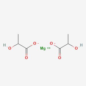 Chemical structure of Magnesium lactate trihydrate