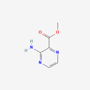 Chemical structure of Methyl 3-aminopyrazinecarboxylate