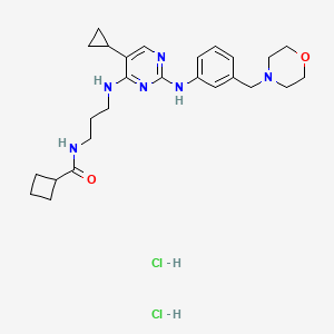 Chemical structure of MRT67307 HCl