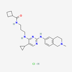 Chemical structure of MRT68921 HCl
