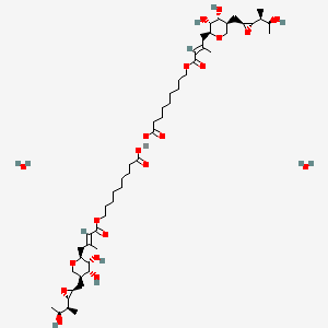 Chemical structure of Mupirocin calcium