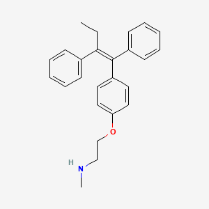 Chemical structure of N-Desmethyltamoxifen