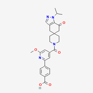 Chemical structure of PF-05221304