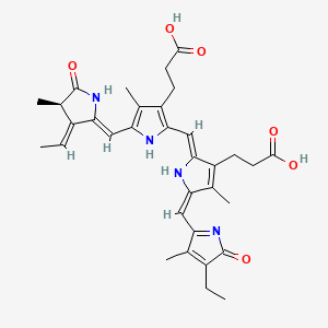 Chemical structure of Phycobilin