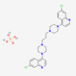 Chemical structure of Piperaquine phosphate
