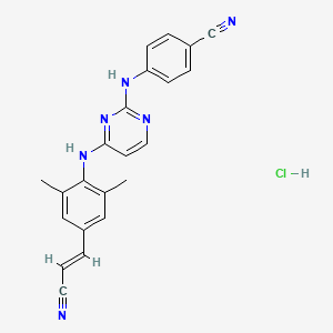 Chemical structure of Rilpivirine Hydrochloride