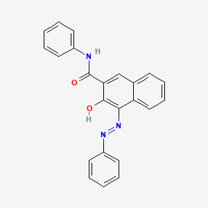 Chemical structure of Bronze Red