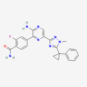 Chemical structure of Selective PI3Kdelta Inhibitor 1
