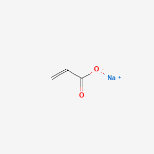 Chemical structure of Sodium acrylate
