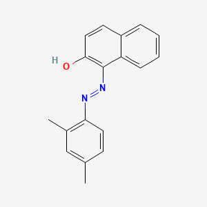 Chemical structure of Sudan II