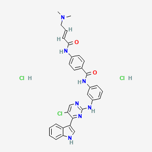 Chemical structure of THZ1 2HCl
