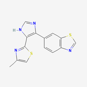 Chemical structure of TP0427736 HCl