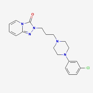 Chemical structure of Trazodone