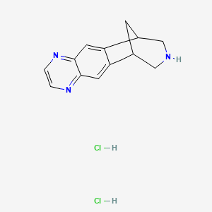 Chemical structure of Varenicline (CP 526555) dihydrochloride