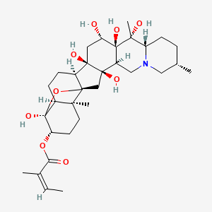Chemical structure of Cevadine