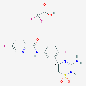 Chemical structure of Verubecestat TFA