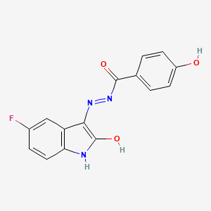 Chemical structure of WAY-354831