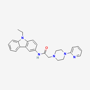 Chemical structure of WAY-639889