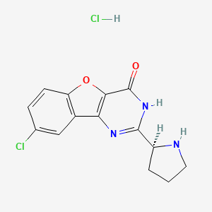 Chemical structure of XL413 (BMS-863233)
