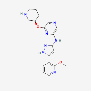 Chemical structure of LY2880070