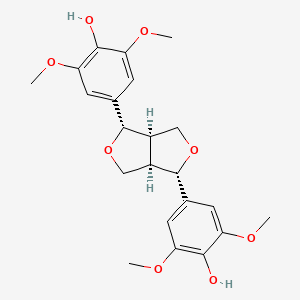 Chemical structure of (+)-Syringaresinol