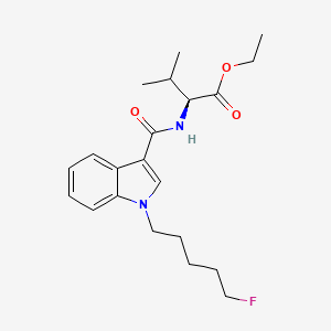 Chemical structure of 5-fluoro EMB-PICA