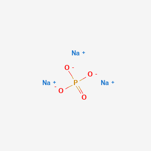 Chemical structure of Trisodium phosphate