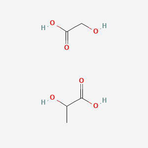 Chemical structure of PLGA (50:50)