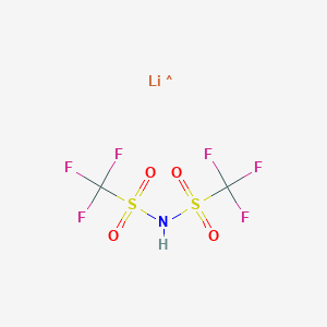 Chemical structure of bistrifluoromethanesulfonimidate