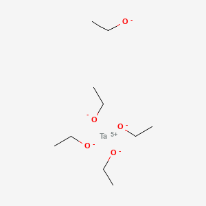 Chemical structure of Tantalum(V) Ethoxide
