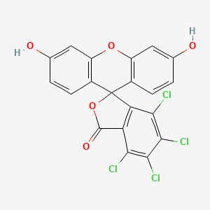 Chemical structure of Tetrachlorofluorescein