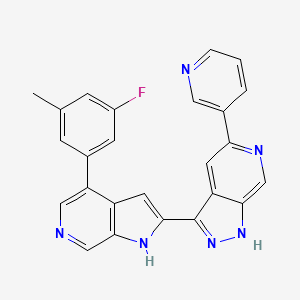 Chemical structure of Dextran blue (MW 500000)