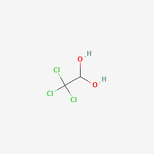 Chemical structure of Chloral hydrate