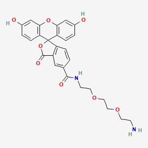 Chemical structure of NH2-PEG-FITC