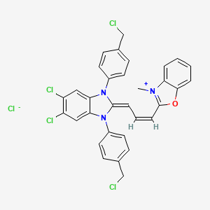 Chemical structure of Mito-Tracker Green