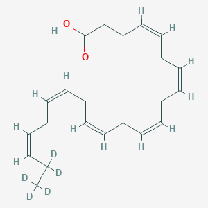 Chemical structure of Docosahexaenoic Acid-d5