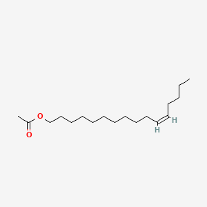 Chemical structure of (Z)-Hexadec-11-enyl acetate