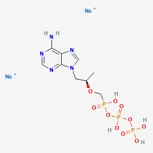 Chemical structure of Tenofovir diphosphate disodium