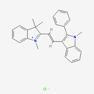 Chemical structure of Basic Orange 22